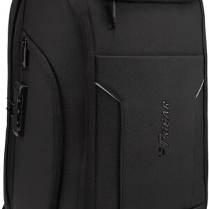 American Tourister Valex Laptop Backpack, 28L & 17" Inch Laptop Compartment, front organiser, bottle holder Backpack Bag For Man And Women, Black